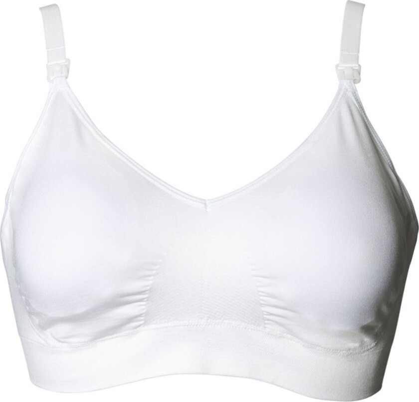 Amme-BH "T-shirt bra" Hvit - M