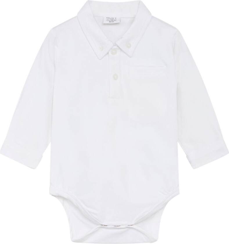 Skjortebody Basil Hvit - 62