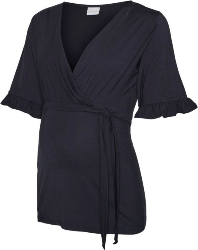 Mamma-topp Omslag Dicte Mørk Blå - L