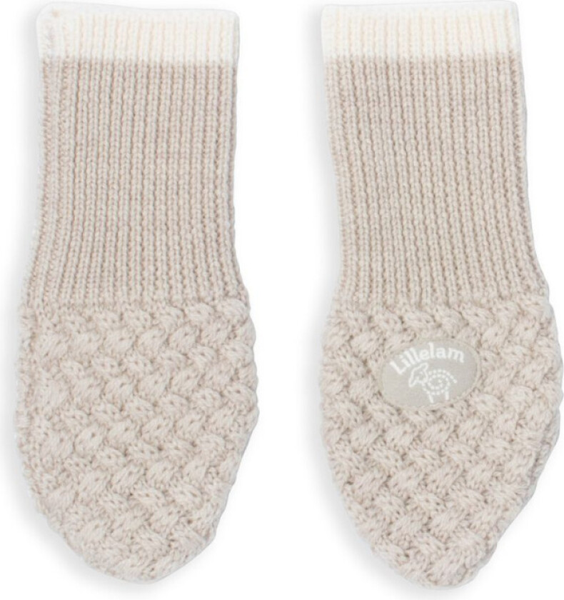 Lillelam - Ullvotter Classic Lys Beige - 74-80