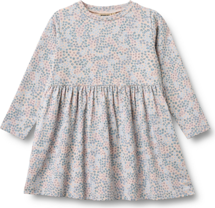 Kjole Sessa Powder Blue Flowers - 128