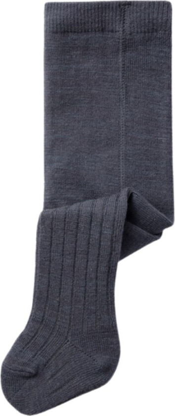 Strømpebukse Baby Ull/ Bomull Rib Wakma Ombre Blue - 74-80