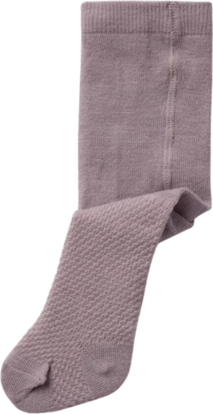 Strømpebukse i Ull Baby Wakma Structure Purple Dove - 74-80
