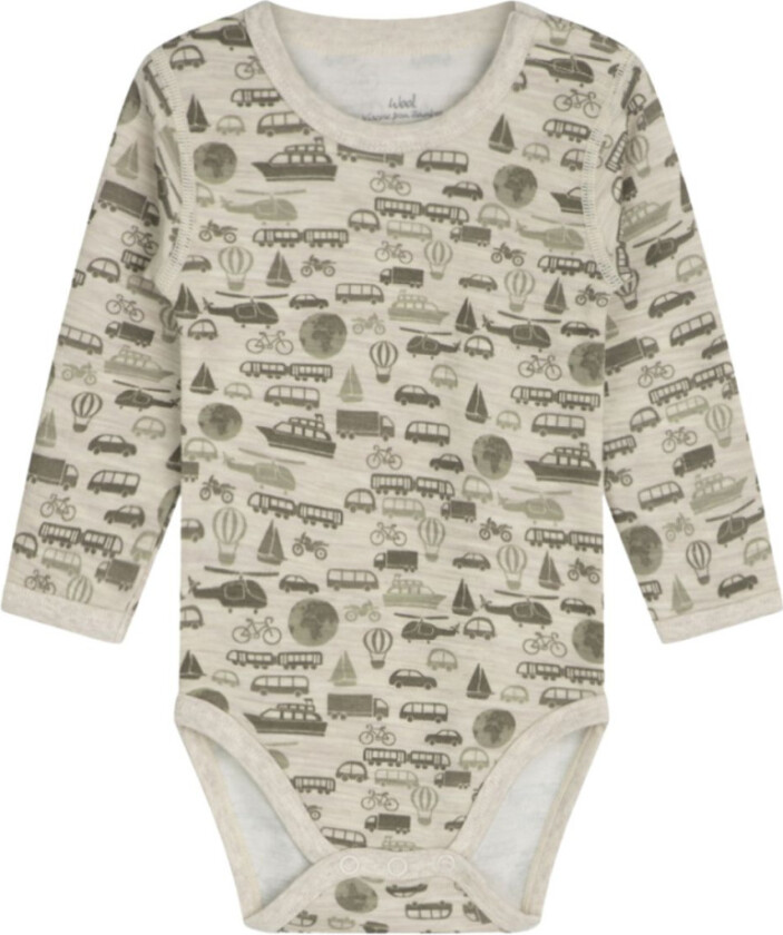 Body i Ull og Bambus Baloo Bil Wheat Melange - 62