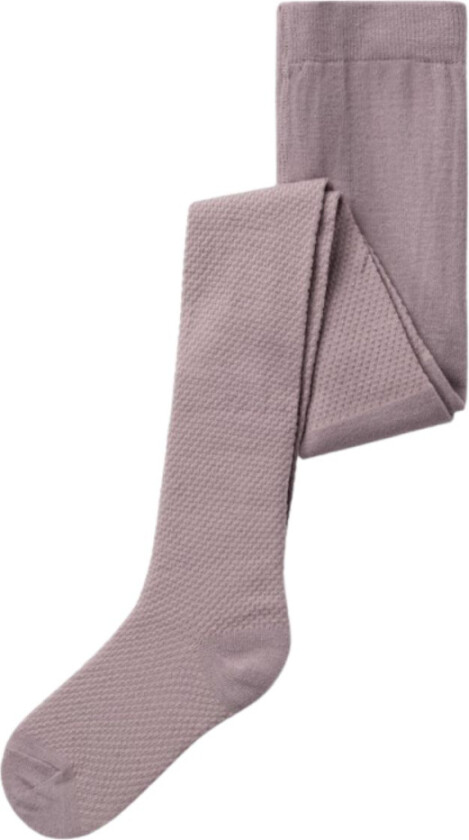 Strømpebukse Ull Jr Wakma Structure Purple Dove - 122-128