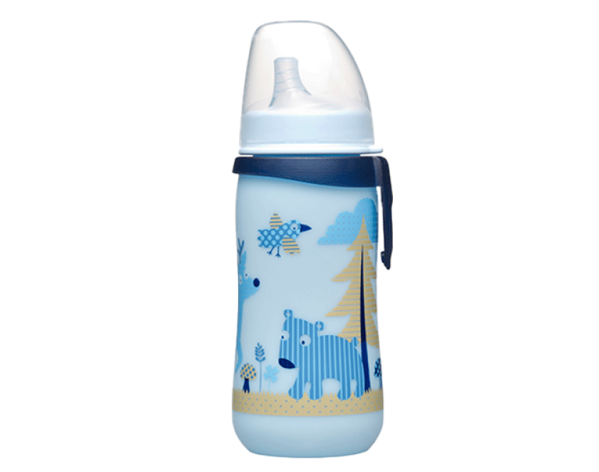 Drikkeflaske / Tutekopp Bjørn Blå 330ml - Onesize