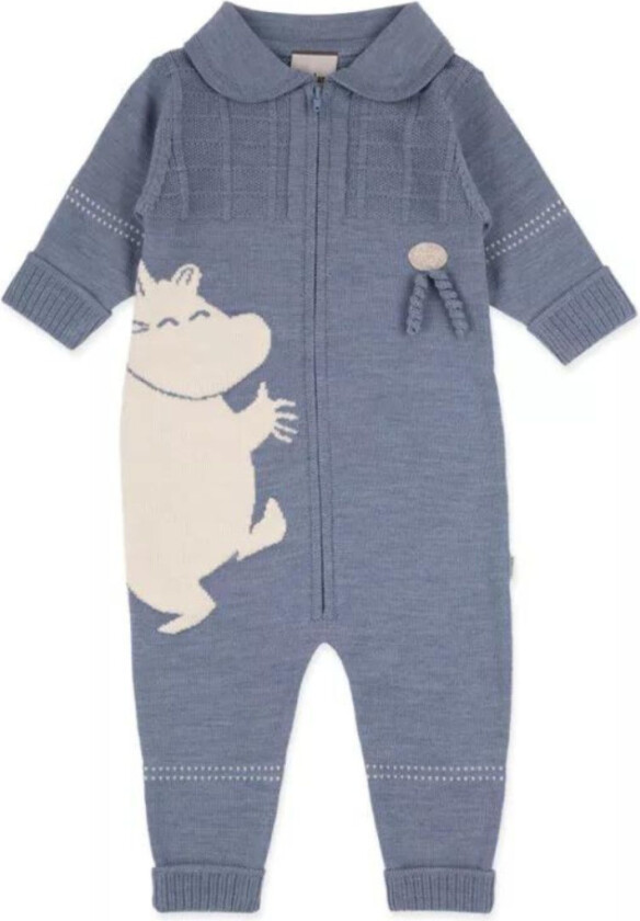 Lillelam - Dress Ull Mummi Mellomblå - 62