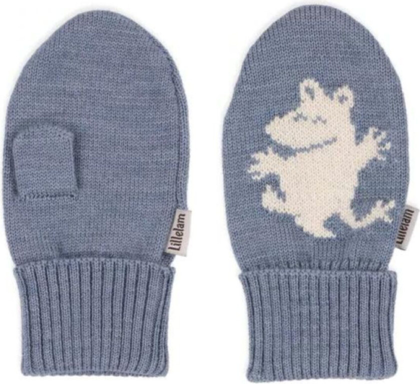 Lillelam - Ullvotter Mummi Mellomblå - 74-80