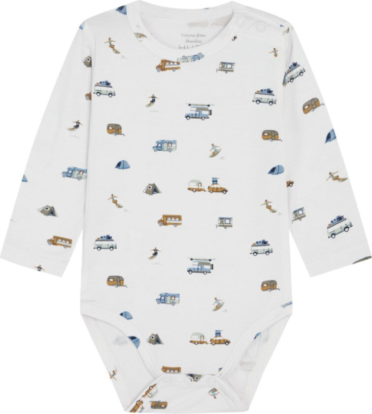 Hust And Claire - Body i Bambus Buller Camping White Sand - 56