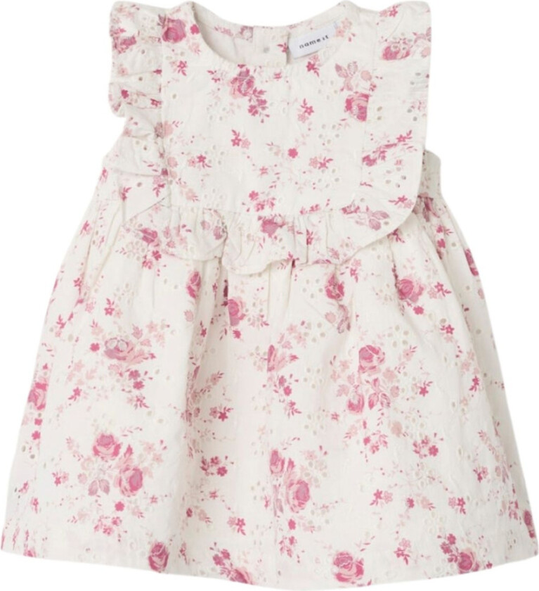 Kjole Baby Embroder Cloud Dancer - 62