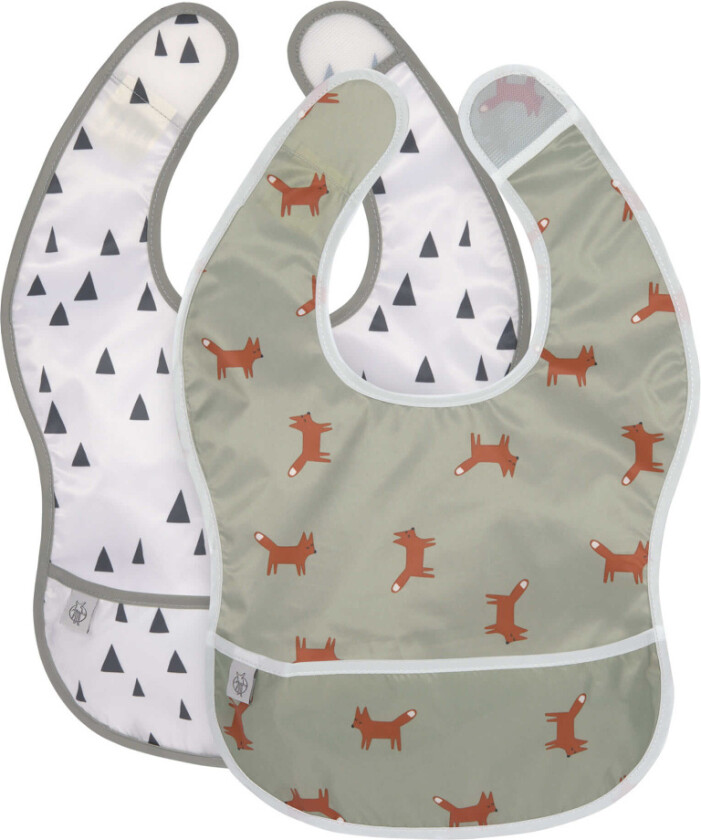 2 Pk Smekke med oppsamler Little Forest Fox - Onesize