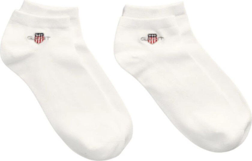 Bilde av Sokker 2-Pk Shield Sneaker White - 34-36 | Barn