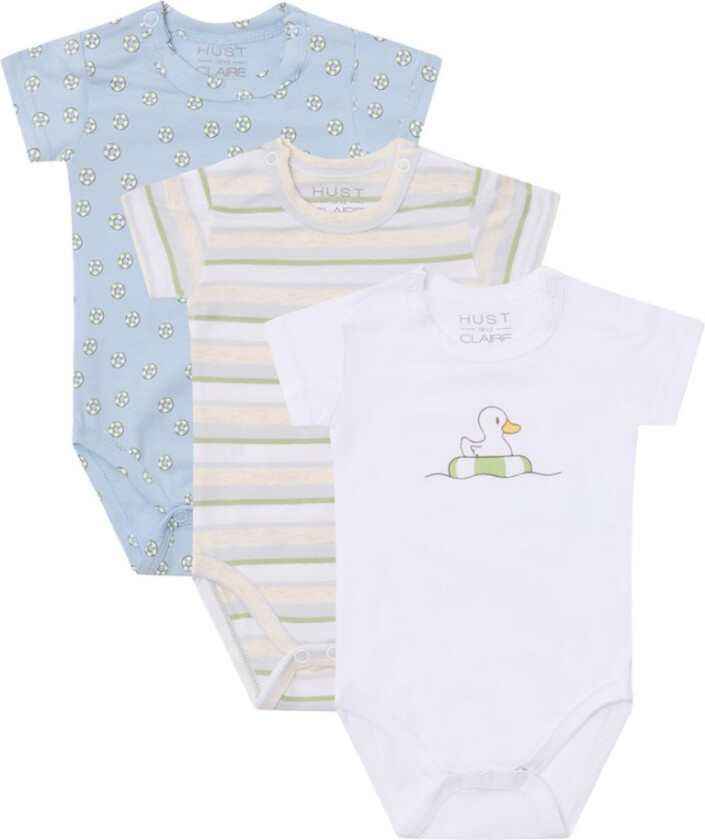 Body Kortermet 3-pk Bati Winter Sky - 68