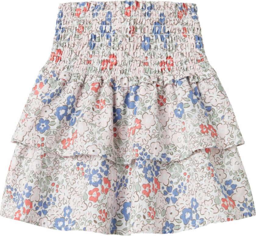 Skjørt Haile Bright White Flowers - 92