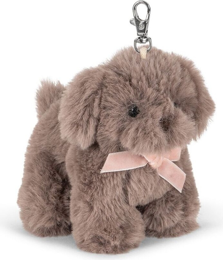 Animal Bag Charm Brown Puppy-One Size
