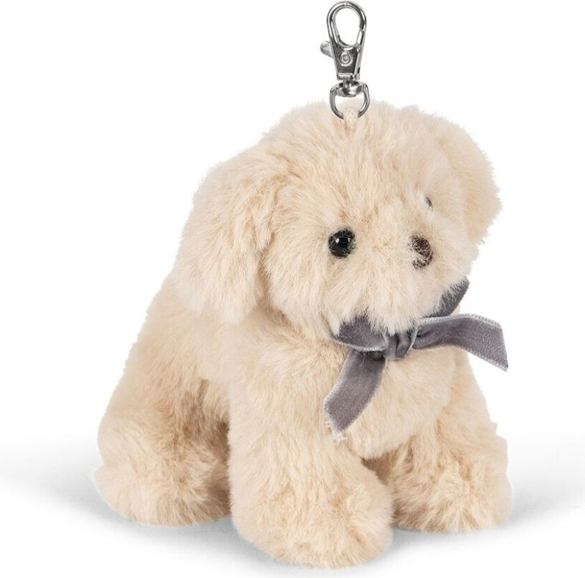 Animal Bag Charm Beige Puppy-One Size