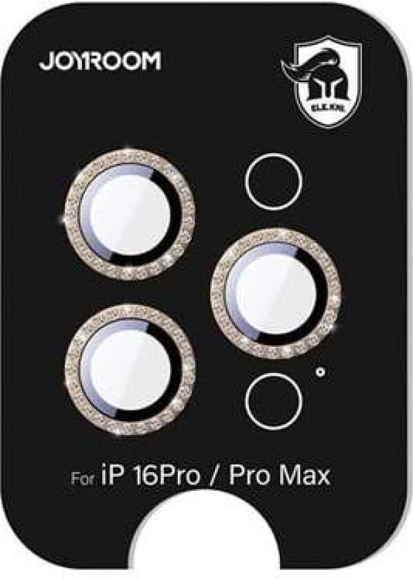 JR-MSJ0310 Glass Screen Protector for iPhone 16 Pro/16 Pro Max Lenses - Brown