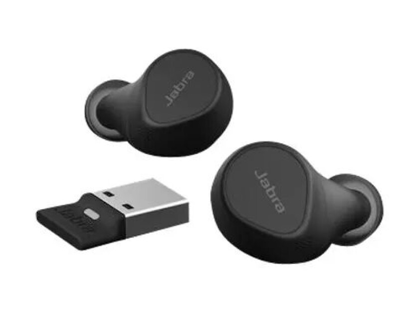 Evolve2 Buds - With Wireless Adapter True Wireless-hodetelefoner Usb-a Via Bluetooth-adapter Optimert For Uc Stereo Svart