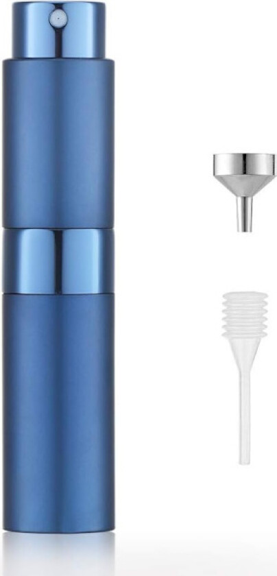 8 ml Påfyllbar Pose Tom Sprayflaske, Parfyme Atomizer, Parfymeflaske Spray Refill, Reisespray (Blå)