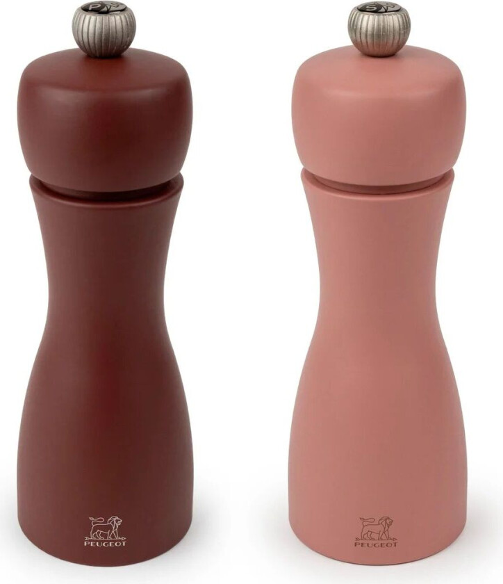 Bilde av Tahiti sett Earth salt- og pepperkvern 15 cm Cacao & nuts