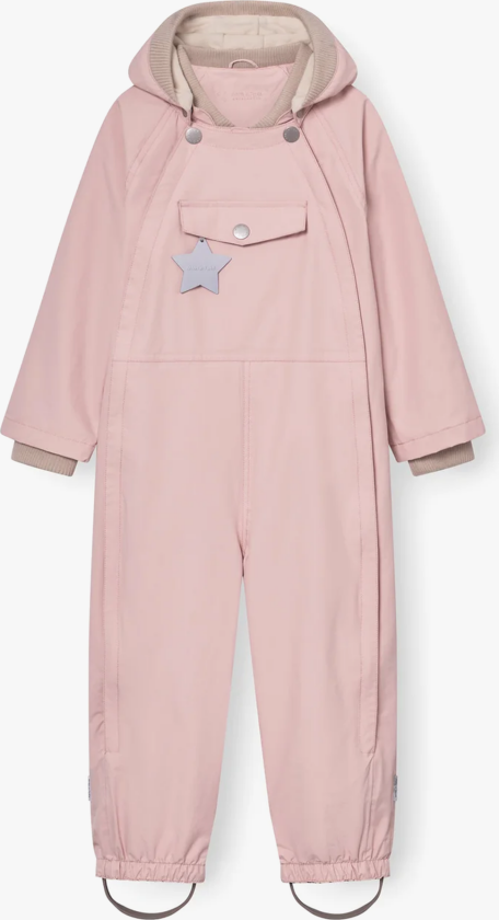 Wisto Fleece Lined Coverall - Rosa - Barn - Yttertøy