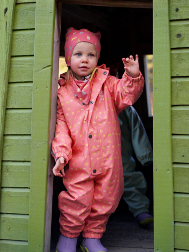 Babyregndress Dugg - Rosa - Barn - Yttertøy