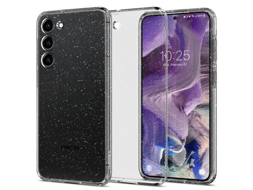 Liquid Crystal Glitter - back cover for mobile phone