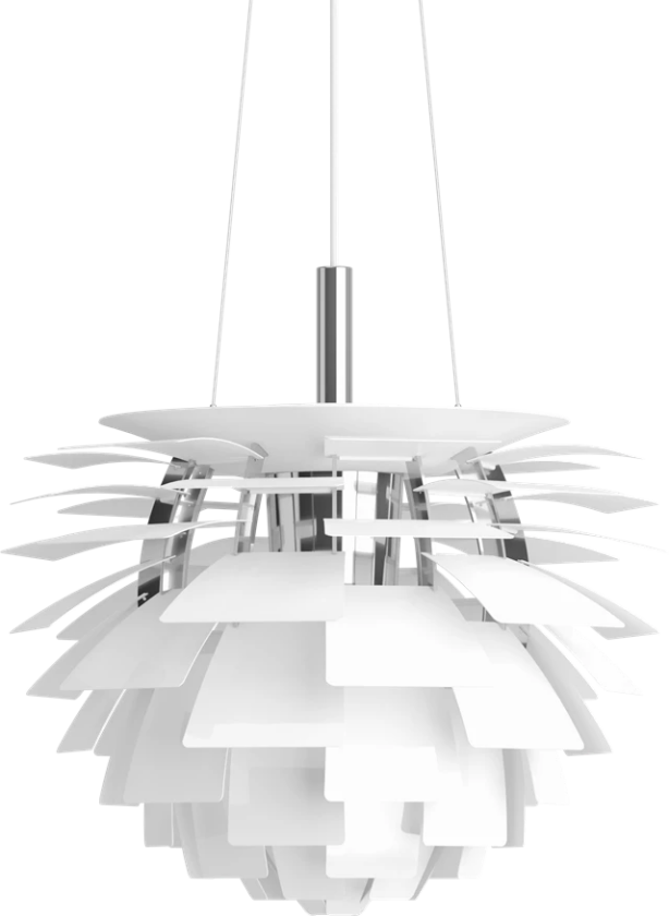 PH Artichoke Ø48cm - Hvit / krom