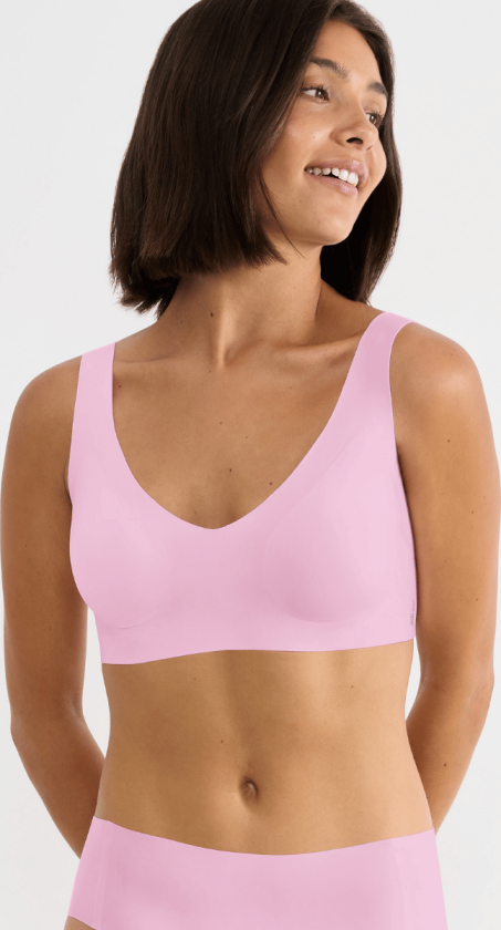 Zero Feel 2.0 bralette BH, rosa, Størrelse: L, Kvinner