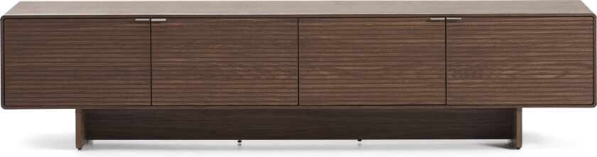 KAVE HOME Norlen TV-bord, med 4 dører - valnøttfiner (200x46)