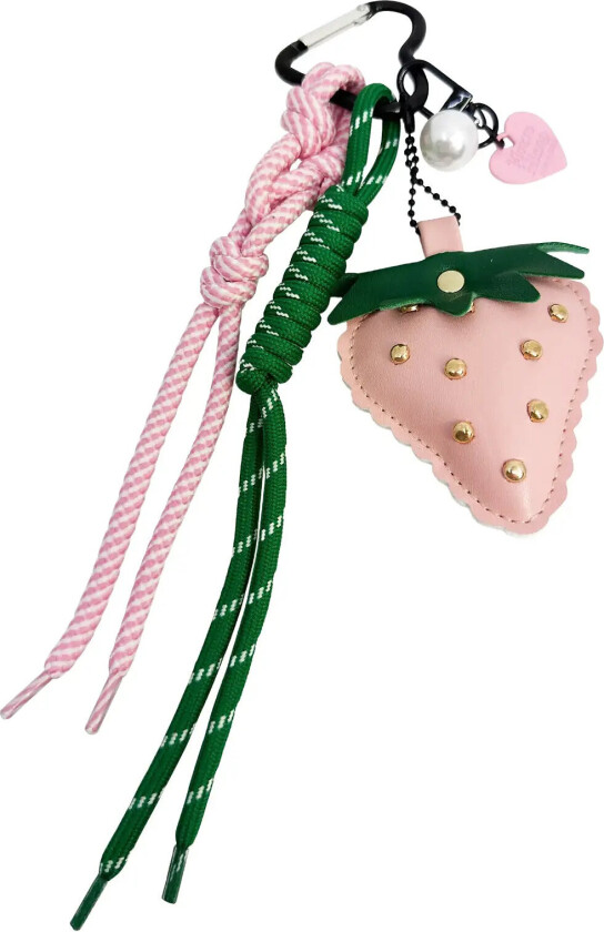 Bag Charm Pink Strawberry - Pink - ONE SIZE