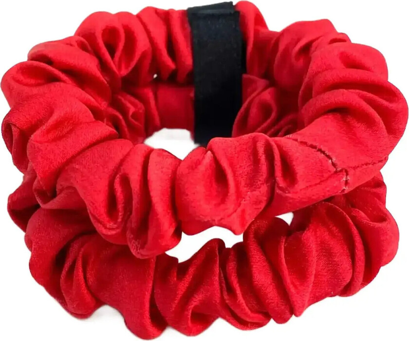 Delize De Luxe Scrunchie Red 2 Pcs - Red - ONE SIZE