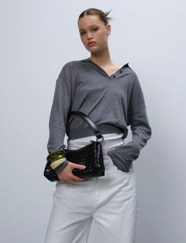 Salerno Shoulder Bag Eleonora - Navy - ONE SIZE