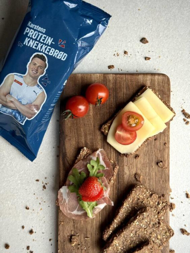Proteinknekkebrød Høgt på protein.