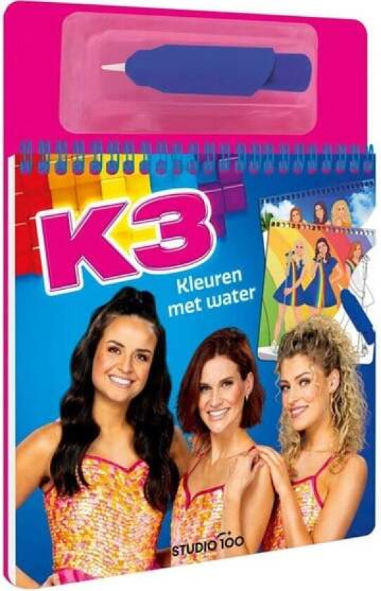 K3 Coloring Book - Coloring with water