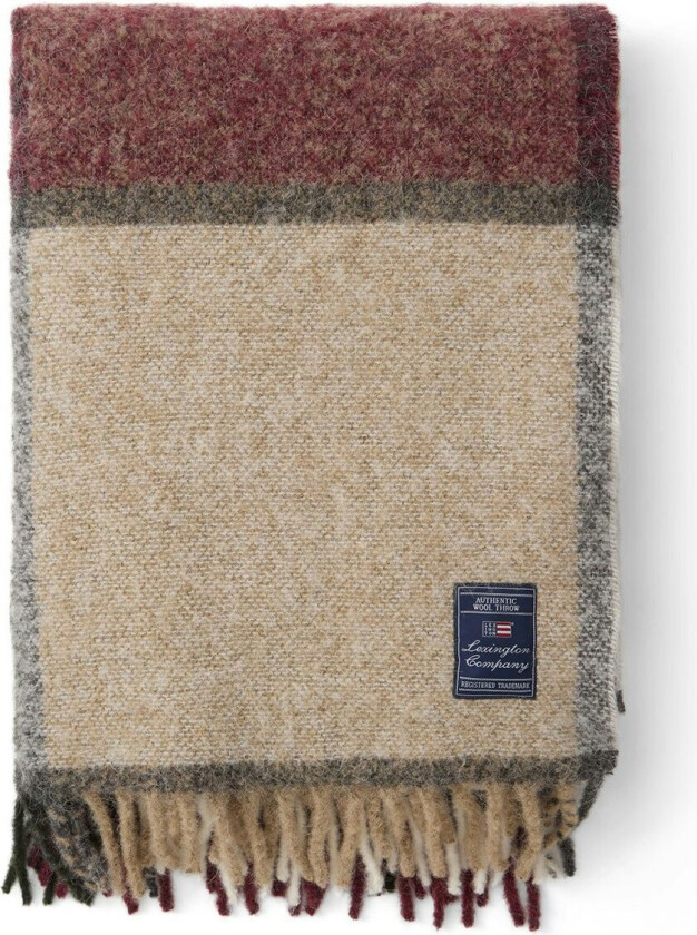 Multi Checked Pledd 130x170 Cm - Pledd & Tepper Ull Hvit - 12444003-4403-TH10