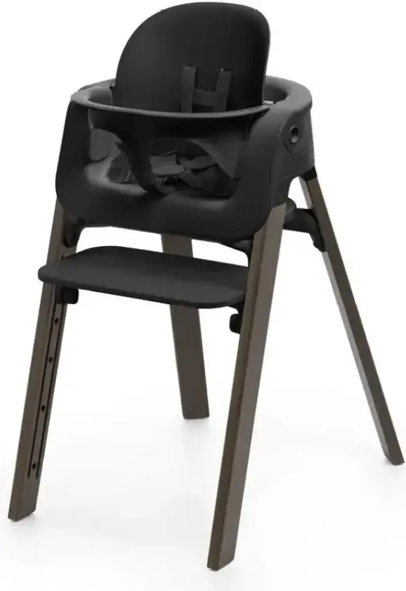 Steps 3-i-1 barnestol svart / varm brun