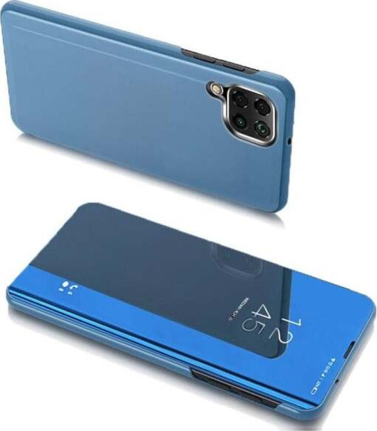 Clear View Case Cover for Samsung Galaxy A22 4G Blue