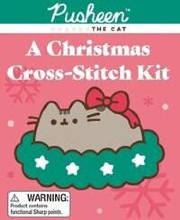 Pusheen: A Christmas Cross-Stitch Kit av Claire Belton
