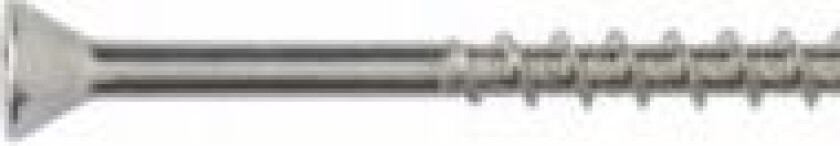 NKT Terrasseskrue med undersenket hode, rustfri A4, 4,8 x 75 mm - 200 stk