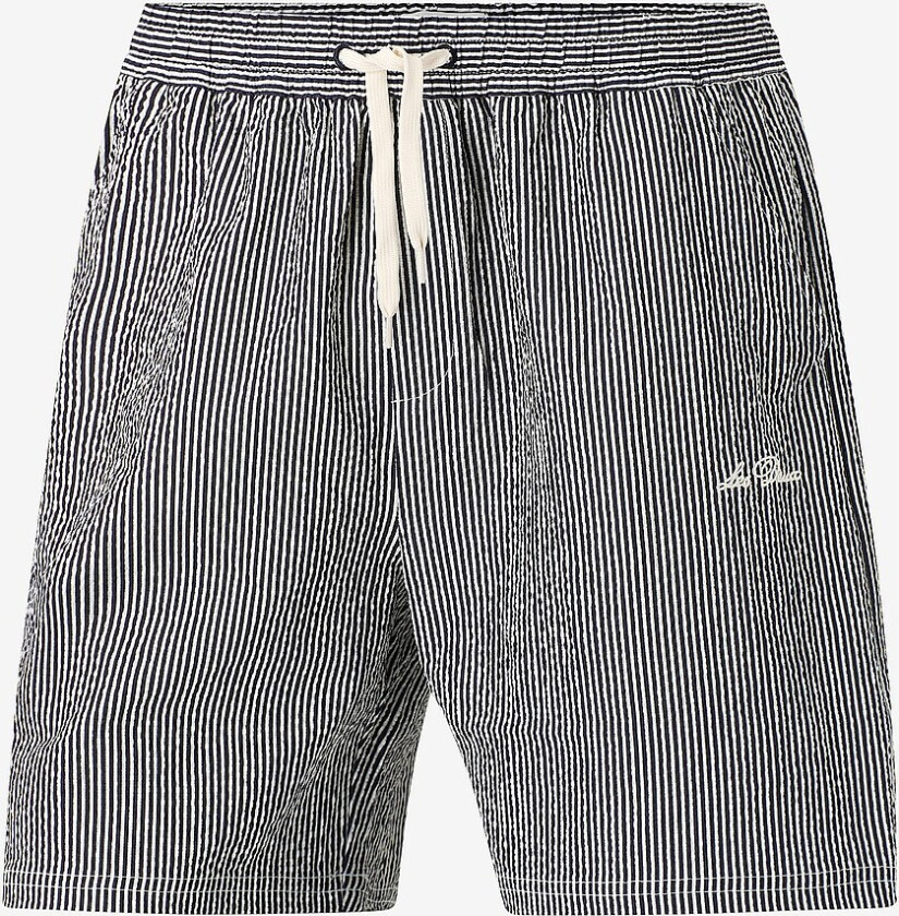 Bilde av Badeshorts Stan Stripe Seersucker - Svart