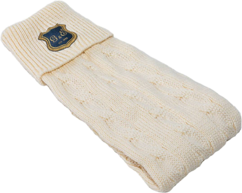 Hundegenser/cardigan Strikket Off White 35 cm - Hund - Hundeklær & potesokker - Hundegensere & fleecegensere - Gustaf och Evita