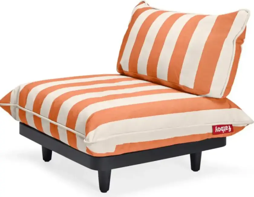 paletti seat stripe orange creme