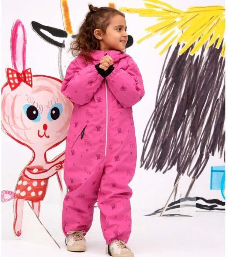 Bukkene skalldress til barn, Varm Rosa (P)