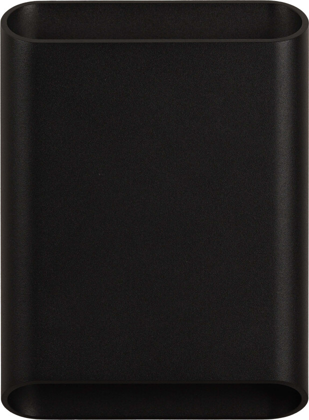 Shell vegglampe opp/ned lys 2700 Kelvin 14,6W IP65 - Dimbar - Svart