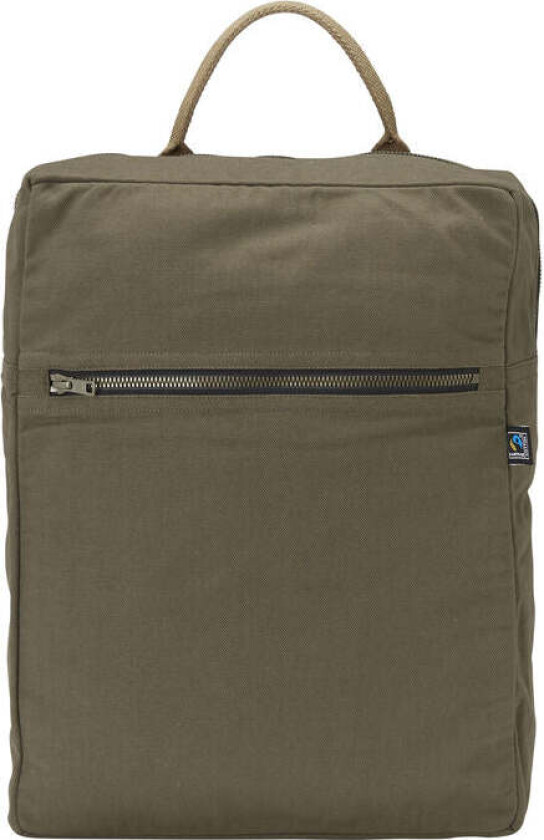 People & Planet Canvas Daypack (GOTS) - Dark Olive
