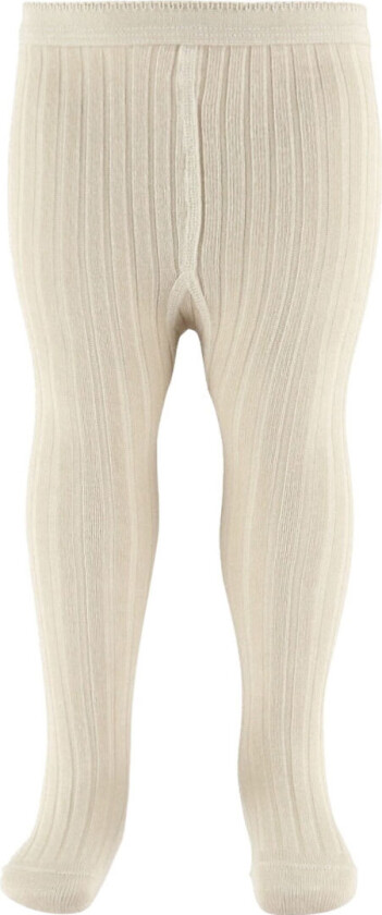 Strømpebukser - Rib - Off White - - 140 - Strømpebukser