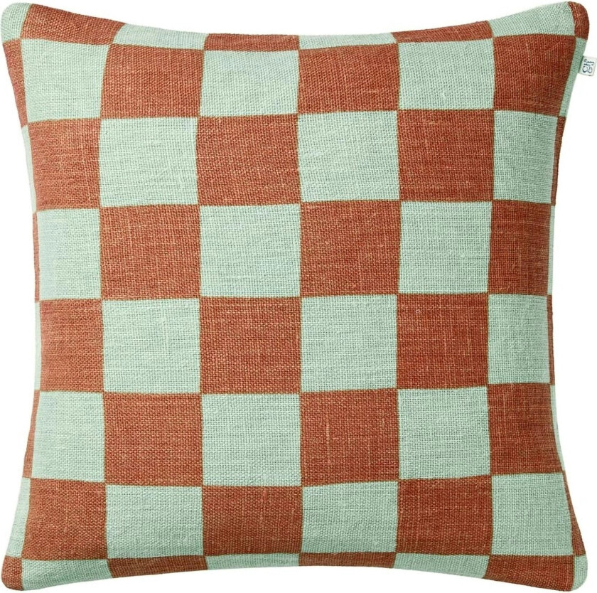 Buffalo Check Putetrekk 50x50 Cm / Apricot Orange - Pynteputer & Trekk Bomull Aqua - CC930152-27