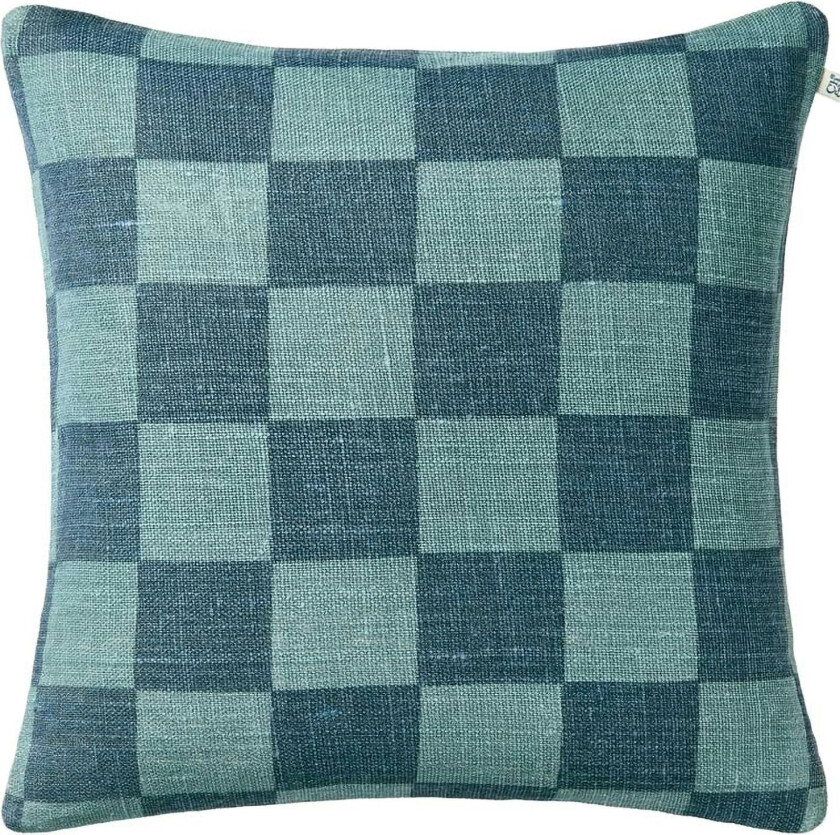 Buffalo Check Putetrekk 50x50 Cm Sky Blue / Palace Blue - Pynteputer & Trekk Bomull Heaven Blue - CC930150-27