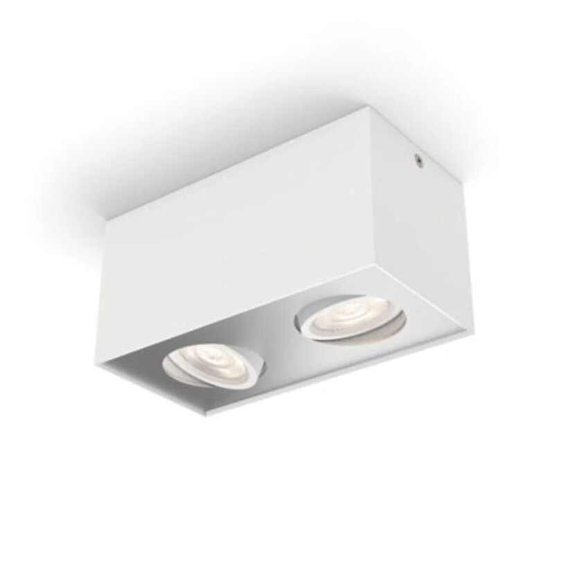 myLiving dobbel takspot 2x4,5W warmglow - Hvit